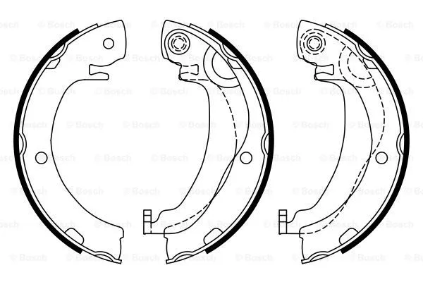 Brake Shoe Set, parking brake