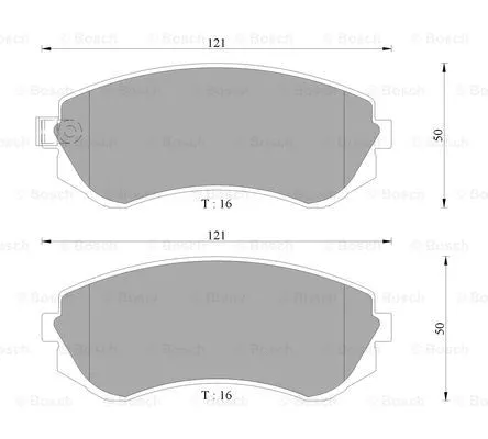 Brake Pad Set, disc brake (0 986 AB9 031)