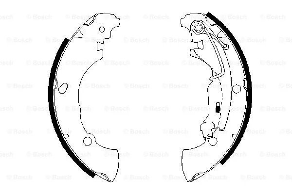 Brake Shoe Set (0 986 487 670)
