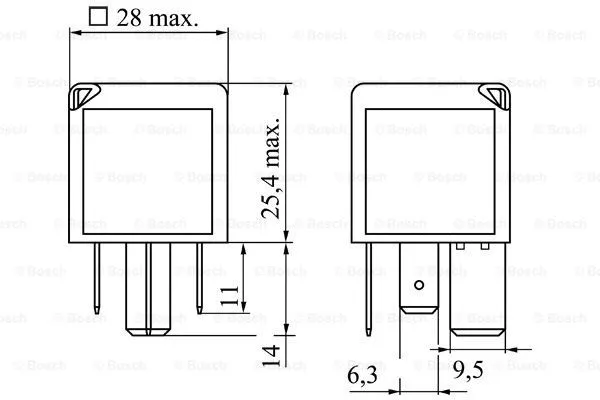 Relay, main current