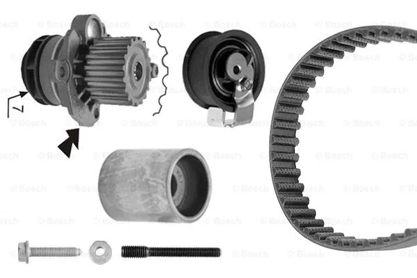 Water Pump & Timing Belt Kit (1 987 946 416)