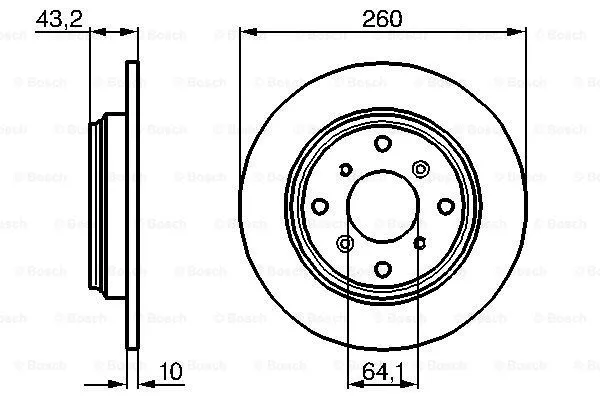 Brake Disc (0 986 478 680)