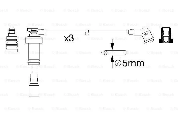 Ignition Cable Kit (0 986 357 207)