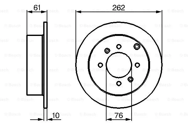 Brake Disc (0 986 479 125)