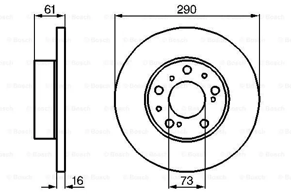 Brake Disc (0 986 478 234)