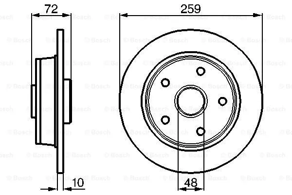 Brake Disc (0 986 478 440)