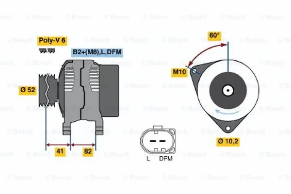 Alternator (0 124 515 015)