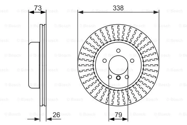 Brake Disc (0 986 479 773)