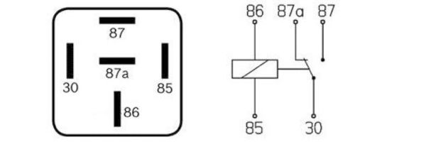 Relay, main current