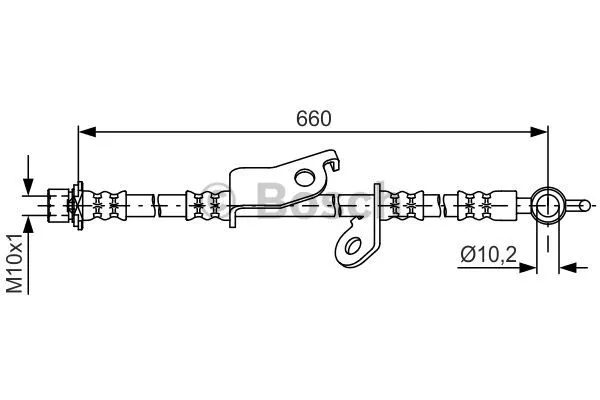 Brake Hose (1 987 481 640)