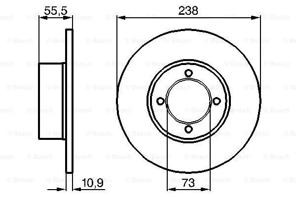 Brake Disc (0 986 478 079)