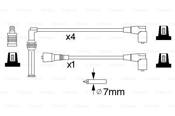 Ignition Cable Kit (0 986 356 876)