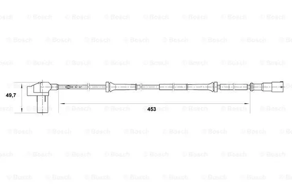 Sensor, wheel speed (0 265 006 528)