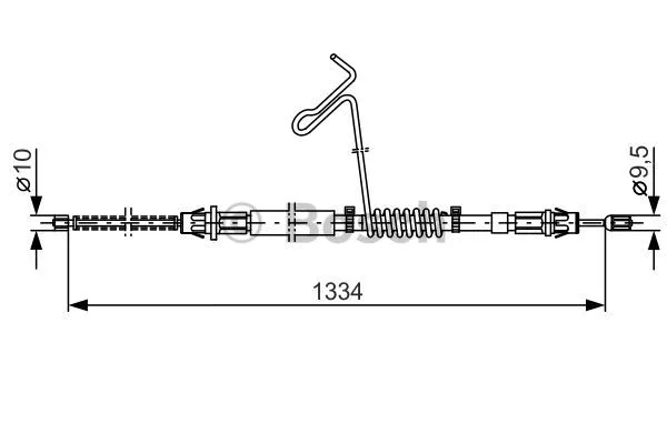 Cable Pull, parking brake