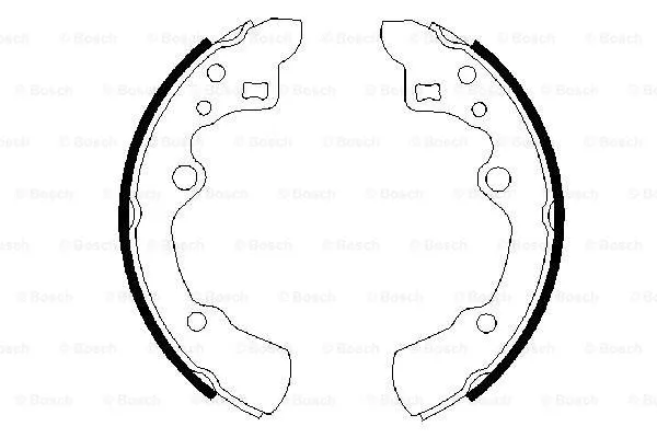 Brake Shoe Set (0 986 487 258)