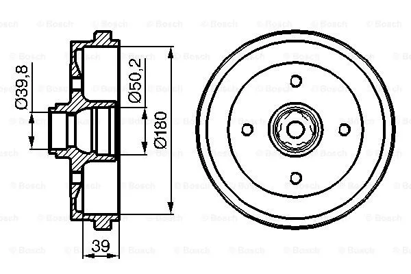 Brake Drum (0 986 477 111)