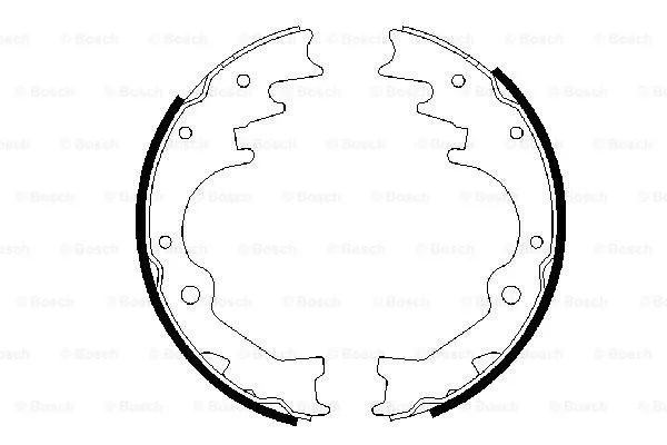 Brake Shoe Set (0 986 487 435)