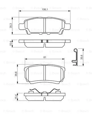 Brake Pad Set, disc brake