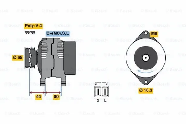 Alternator (0 986 042 951)