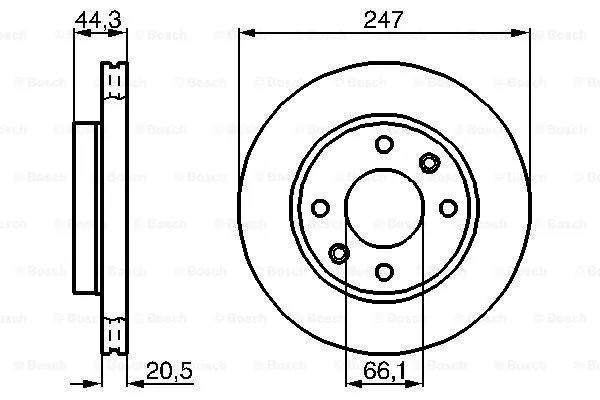 Brake Disc (0 986 478 211)