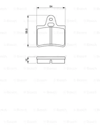Brake Pad Set, disc brake (0 986 462 971)