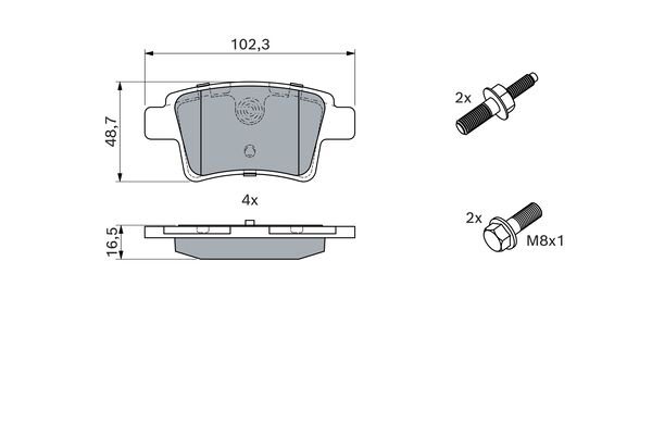 Brake Pad Set, disc brake