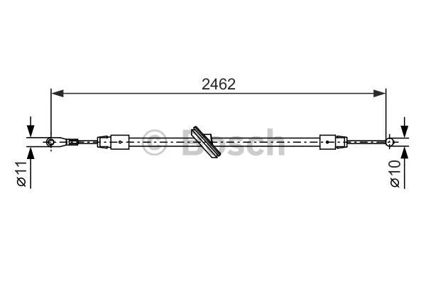 Cable Pull, parking brake (1 987 482 381)