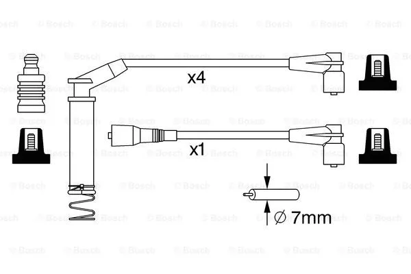 Ignition Cable Kit (0 986 357 281)
