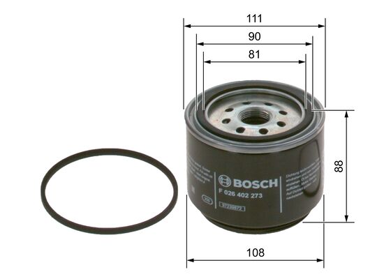 Fuel Filter (F 026 402 273)