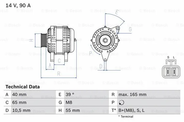 Alternator (0 986 042 690)