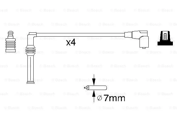 Ignition Cable Kit (0 986 356 808)