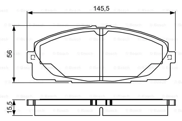 Brake Pad Set, disc brake (0 986 TB3 214)