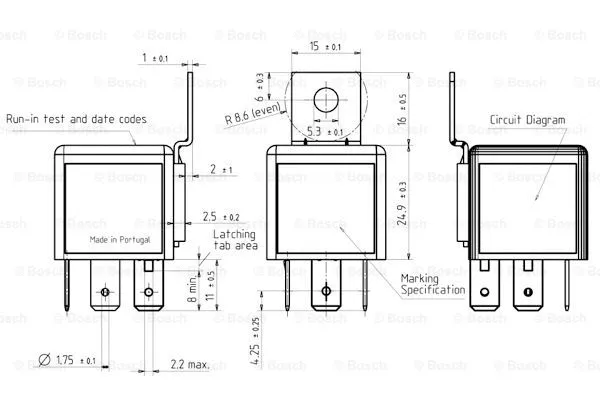 Relay, main current