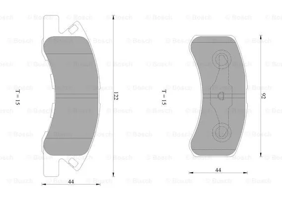 Brake Pad Set, disc brake (0 986 AB1 079)