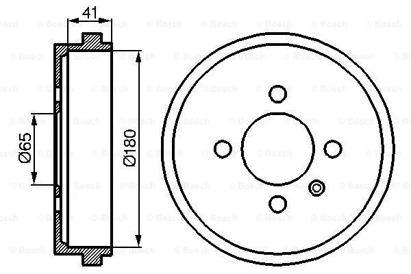 Brake Drum (0 986 477 105)