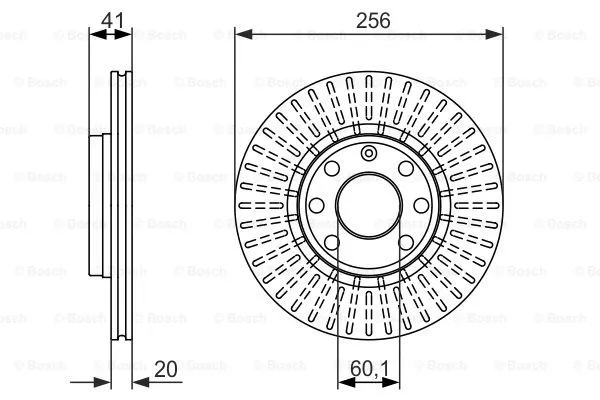Brake Disc (0 986 479 876)
