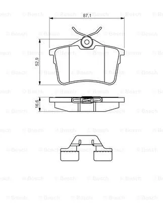 Brake Pad Set, disc brake