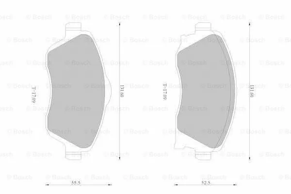 Brake Pad Set, disc brake (0 986 AB1 118)