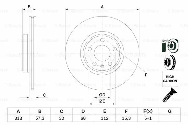 Brake Disc (0 986 479 E49)