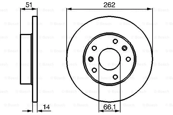 Brake Disc (0 986 478 991)