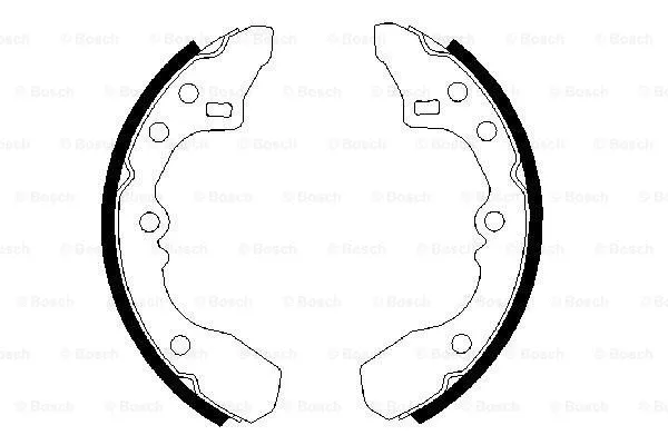 Brake Shoe Set (0 986 487 282)