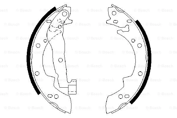Brake Shoe Set (0 986 487 076)
