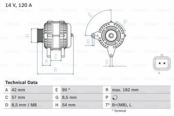 Alternator (0 986 049 810)