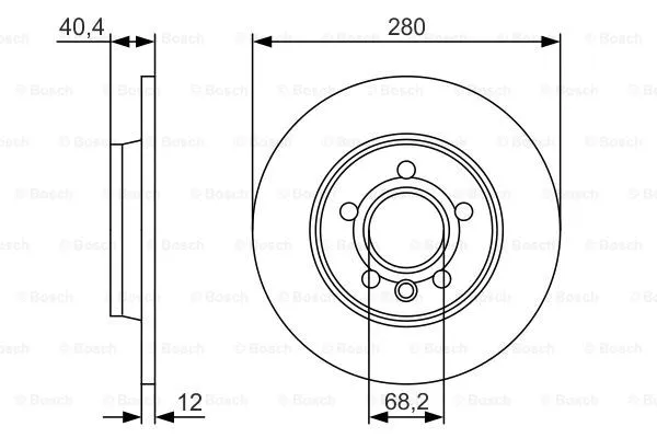 Brake Disc (0 986 479 R91)