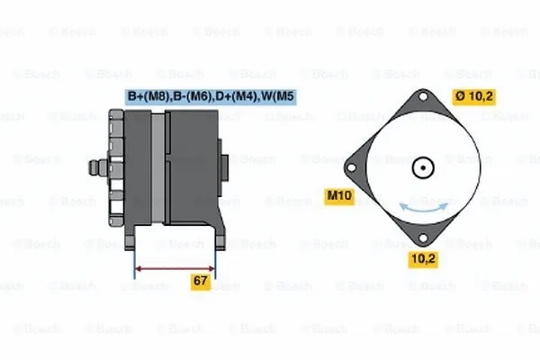 Alternator (0 120 468 132)