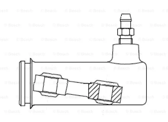 Slave Cylinder, clutch (0 986 486 598)