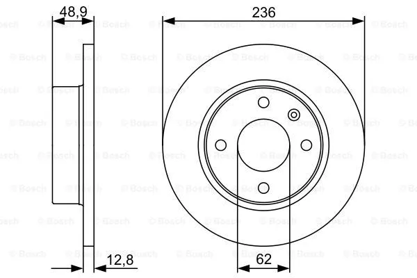 Brake Disc (0 986 479 491)