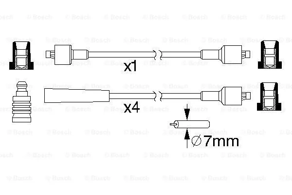 Ignition Cable Kit (0 986 357 088)