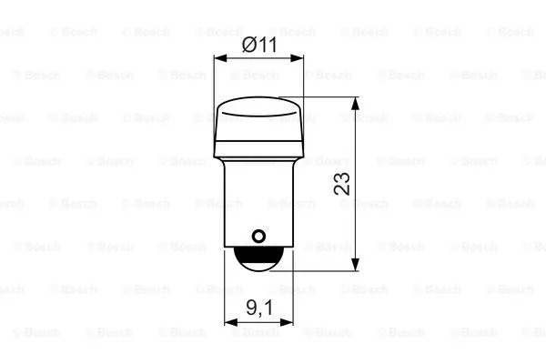 Bulb, direction indicator (1 987 301 513)