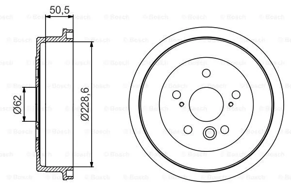Brake Drum (0 986 477 242)